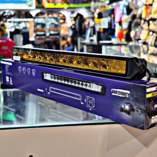 BARRA DE LED HEAVY DUTY AMBAR 57CM - 80 WATS - 16 CHIP LED