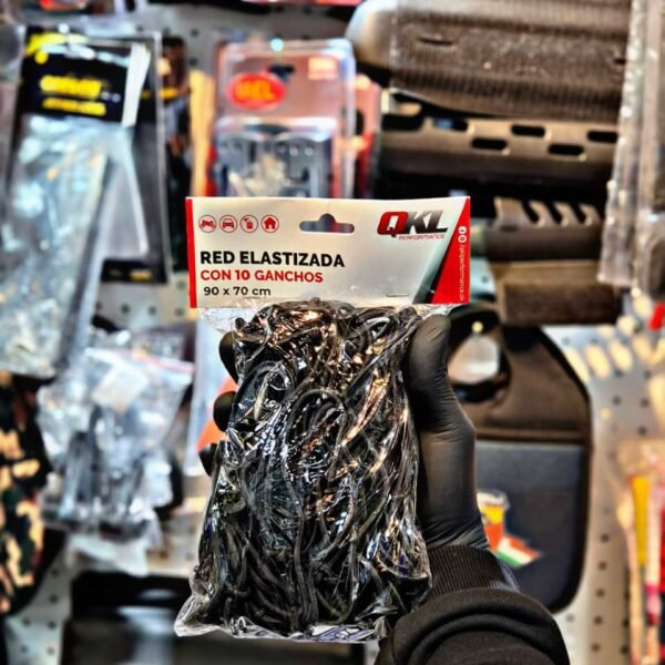 RED 10 GANCHOS PARA MOTO 90X70CM QKL