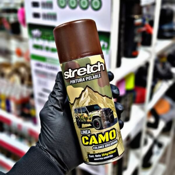 Aerosol Stretch Camo Marron