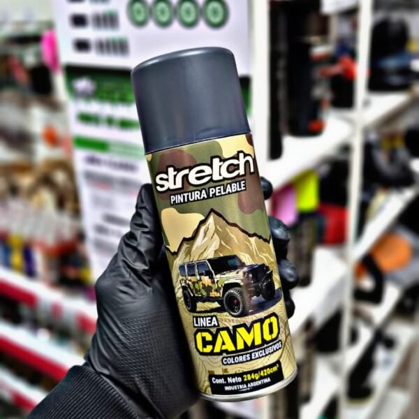 Aerosol Stretch Camo Gris