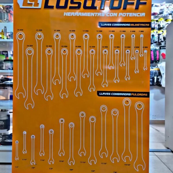 LUSQTOFF EXHIBIDOR DE LLAVES COMBINADAS
