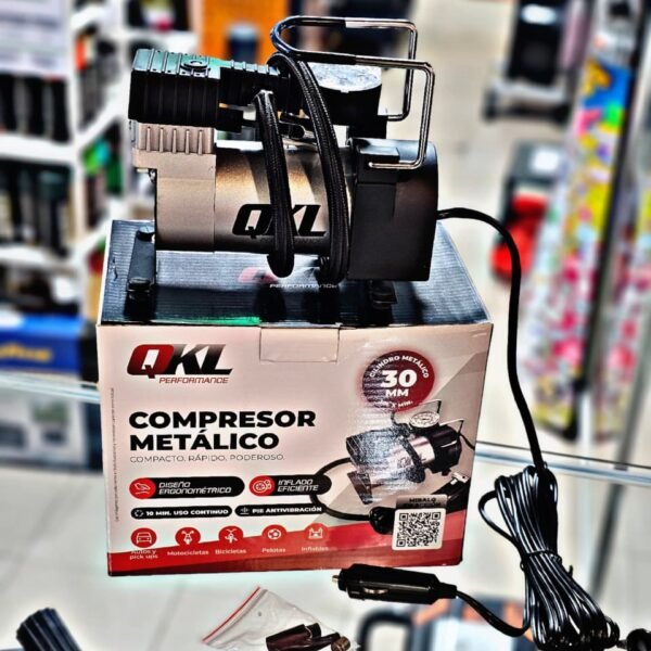 COMPRESOR METALICO 12V 150PSI QKL