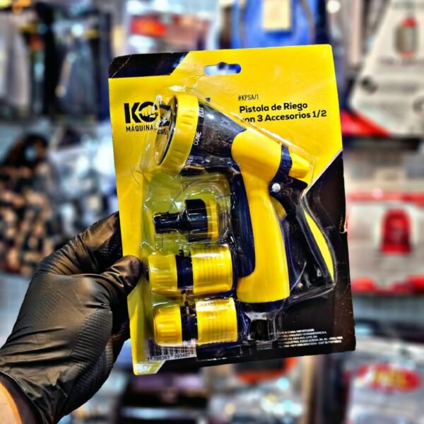 KONAN Pistola Riego 3 Accesorios 1/2 Flor