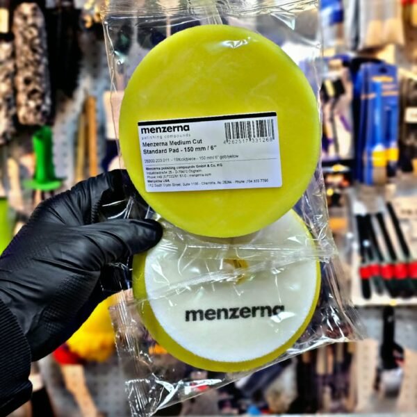 MENZERNA PAD ROTOORBITAL AMARILLO 5" - MEDIO