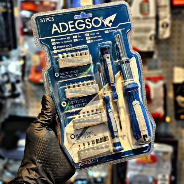 ADEGSO Set destornillador con 31 Pzas