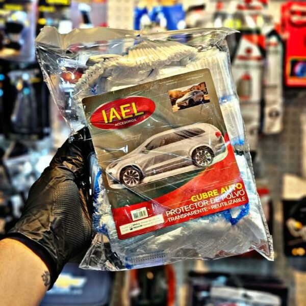 CUBRE AUTO PLASTICO M, PROTECTOR IAEL